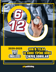 Soru Tipine Göre YDT 6-12 Çıkmış Sorular - 2025