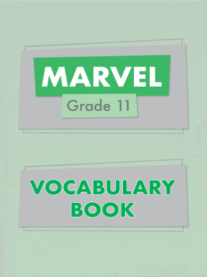 YDT - Marvel 11 Vocabulary Book