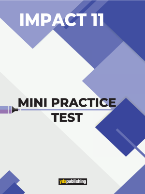 YDT Impact 11 Mini Practice Test